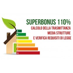 SUPERBONUS 110%: CALCOLO DELLA TRASMITTANZA MEDIA STRUTTURE E VERIFICA REQUISITI DI LEGGE